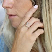 Family Love Birthstone Ring [Sterling Silver]