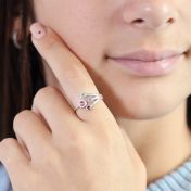 A Mother's Love Ring - Triple Love [Sterling Silver]