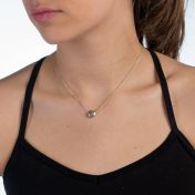 BE BRAVE - Sterling Silver Pendant Box Chain Necklace