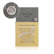 BE BRAVE - Sterling Silver Pendant Box Chain Necklace