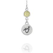 BE BRAVE - Tail Chain Sterling Silver Necklace with Swarovski® Crystal