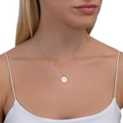 BE CREATIVE - Sterling Silver Necklace with Swarovski® Crystal