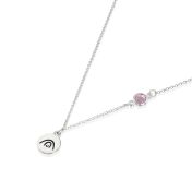 BE CREATIVE - Sterling Silver Necklace with Swarovski® Crystal