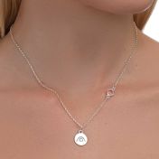 BE CREATIVE - Sterling Silver Necklace with Swarovski® Crystal