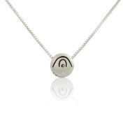BE CREATIVE - Sterling Silver Pendant Box Chain Necklace