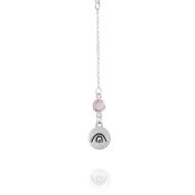 BE CREATIVE - Tail Chain Sterling Silver Necklace with Swarovski® Crystal