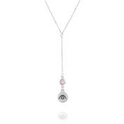 BE CREATIVE - Tail Chain Sterling Silver Necklace with Swarovski® Crystal