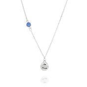 BE FREE - Sterling Silver Necklace with Swarovski® Crystal
