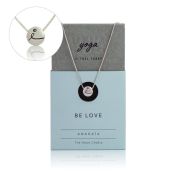 BE LOVE - Sterling Silver Pendant Box Chain Necklace