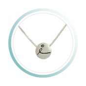 BE LOVE - Sterling Silver Pendant Box Chain Necklace