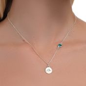 BE PURE - Sterling Silver Necklace with Swarovski® Crystal