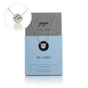 BE PURE - Sterling Silver Pendant Box Chain Necklace
