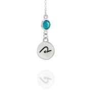 BE PURE - Tail Chain Sterling Silver Necklace with Swarovski® Crystal