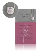 BE STRONG - Sterling Silver Pendant Box Chain Necklace