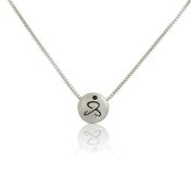 JUST BE - Sterling Silver Pendant Box Chain Necklace