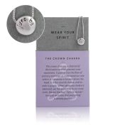 JUST BE - Sterling Silver Pendant Box Chain Necklace