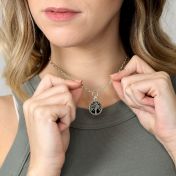 Collana Albero Incantato con Onice [Argento 925]