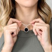 Collana Albero Incantato con Onice [Argento 925]