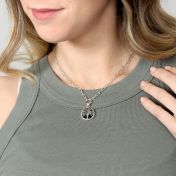Collana Albero Incantato con Onice [Argento 925]