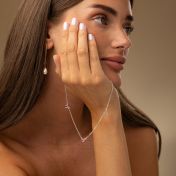 Collier Délicat Goutte de Rosée avec Pierres de Naissance