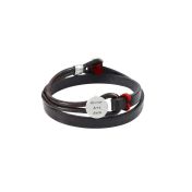 Warmer Ozean Namensarmband für Herren - Sterlingsilber