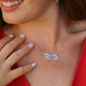 Collana Onda dell'Oceano con Nome [Argento 925]