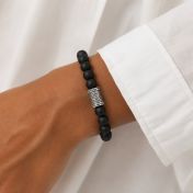 Ties Of The Heart Black Onyx Bracelet [Silver]