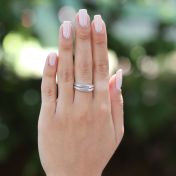 Anello Serenità con Nome [Argento 925]
