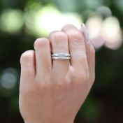 Anello Serenità con Nome [Argento 925]