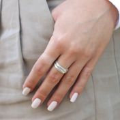 Anello Serenità con Nome [Argento 925]