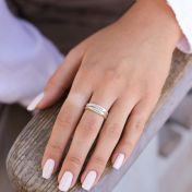 Anello Serenità con Nome [Argento 925]
