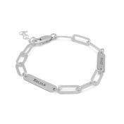 Arya Liebesarmband mit Gravur [Sterlingsilber]  