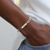 Arya Liebesarmband mit Gravur [Sterlingsilber]  