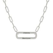 Levenspad Naam Ketting [Sterling Zilver]