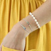 Pulsera de Perlas Sofía [Plata de Ley] 