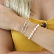 Pulsera de Perlas Sofía [Plata de Ley] 