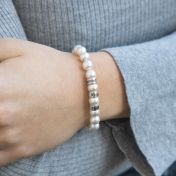 Pearl Name Bracelet [Sterling Silver]