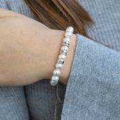 Pearl Name Bracelet [Sterling Silver]