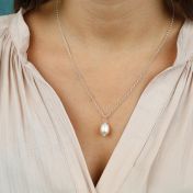 Collana con Perla [Argento 925]
