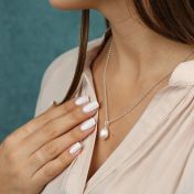 Collana con Perla [Argento 925]
