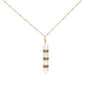 Collana in Perla con Nome [Placcata Oro 18kt]