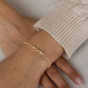 Enchanted Stars Birthstone Bracelet [18K Gold Plated]