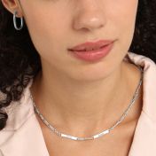 Figaro Kette mit Gravur [Sterlingsilber]