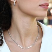 Figaro Kette mit Gravur [Sterlingsilber]