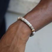 Picasso Jasper Men Name Bracelet