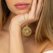 Collar Talisa con Mapa [Oro Vermeil de 18K]