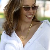 Beliebter Ort Milanaise Karten Kette [750er Gold Vermeil]