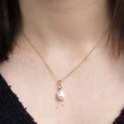 Ever Seeing Pearl Necklace [18K Gold]