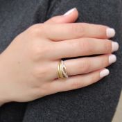 Fine Line Single Ring [14K Gold]