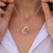 Collar Arcoíris Guía de Amor [Plata de Ley]
